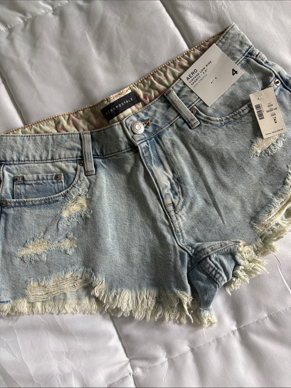 Aeropostale Vintage Distressed Denim Jean Shorts